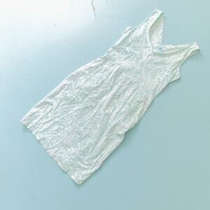 J McLaughlin Blue White Sleeveless Sheath Dress Size XSmall Catalina Cloth